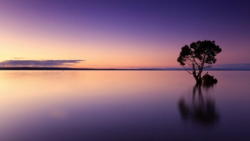 Sunset at a beach
